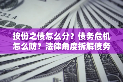 北京按份之债怎么分？债务危机怎么防？法律角度拆解债务分配与风险自保指南