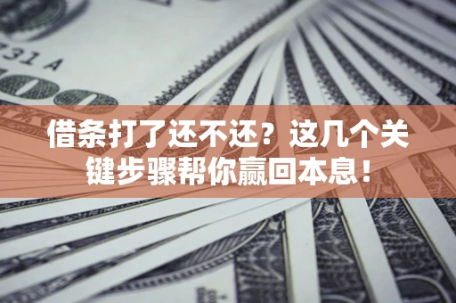 北京借条打了还不还？这几个关键步骤帮你赢回本息！