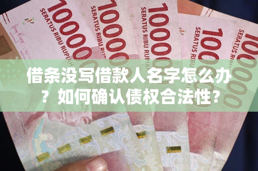 北京借条没写借款人名字怎么办？如何确认债权合法性？