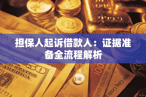北京担保人起诉借款人：证据准备全流程解析