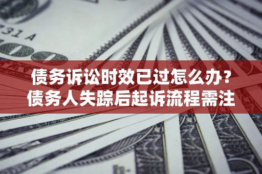北京债务诉讼时效已过怎么办？债务人失踪后起诉流程需注意什么？