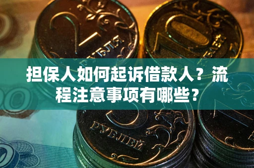北京担保人如何起诉借款人？流程注意事项有哪些？